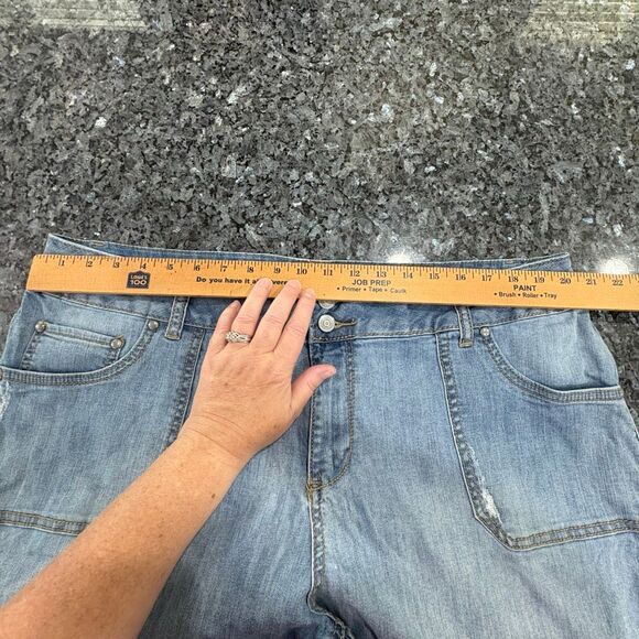 Lane Bryant Women’s Plus Size 22 Straight Leg Jeans Medium Wash Stretch Cotton - Picture 4 of 7